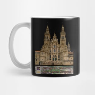 Buen Camino Peregrino Santiago Compostela Way Scallop Arrow Cathedral Mug